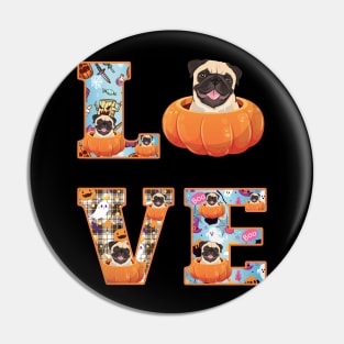 Cute Dog Pumpkin Halloween Costume Pin