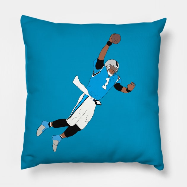 Cam Newton Dunk Pillow by rattraptees