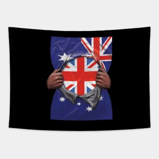 Australian Flag Australian Flag Ripped - Gift for British From Australian Tapestry
