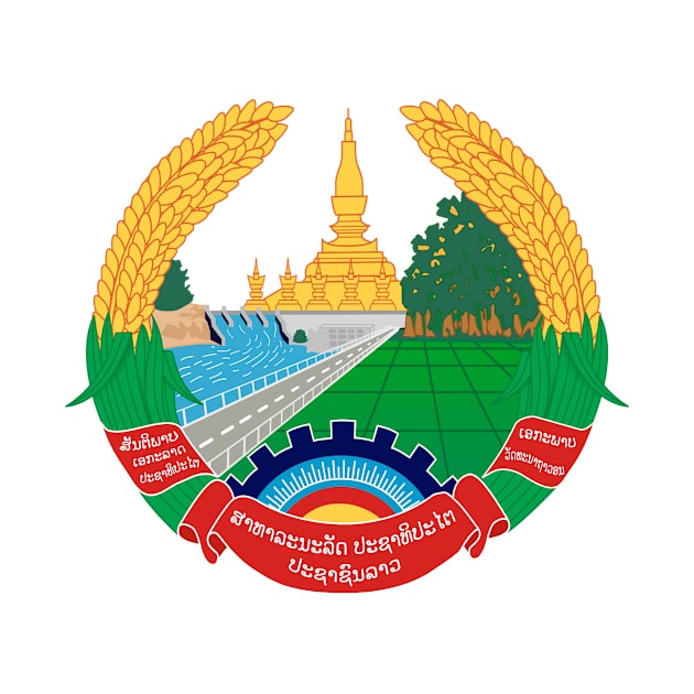 Emblem of Laos by Wickedcartoons