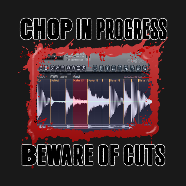 Disover Chop in progress - Sampling - T-Shirt