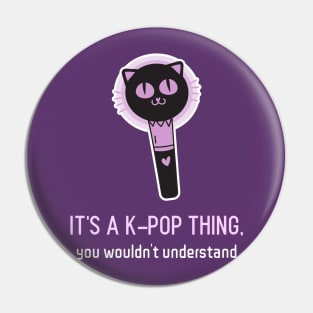 Kpop cat Pin