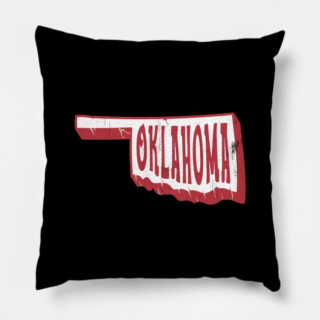 Oklahoma Home Pillow by RFTR Design