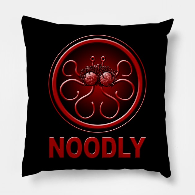 Noodly Pillow by mockfu