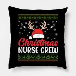 Christmas Nurse Crew Pillow