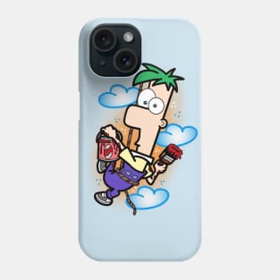 Ferb with paint Phone Case