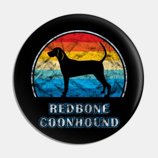 Redbone Coonhound Vintage Design Dog Pin