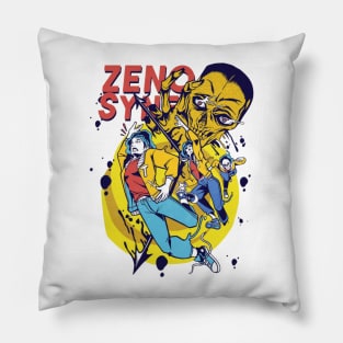 Comic zenosyne time Pillow