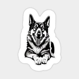 German Shepherd Magnet