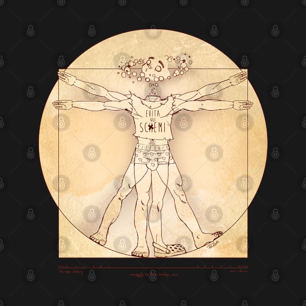 Evita Gli Schemi (Avoid Schemes) - Vitruvian Man #2 by Piezaroth