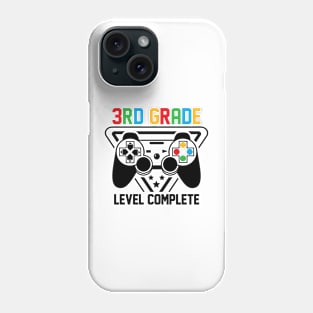 3rd Grade Level Complete Gamer Boys Graduation Gifts Phone Case