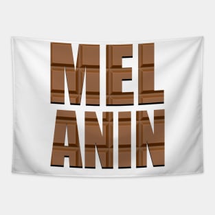 Melanin Chocolate Black Pride Gift Tapestry