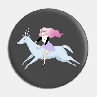 Pixie Deer Girl Pin