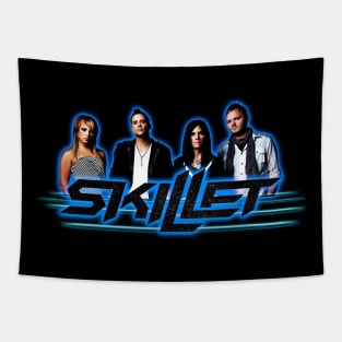 Blue Skillet Tapestry