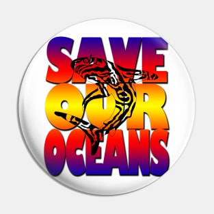 Save our oceans Pin