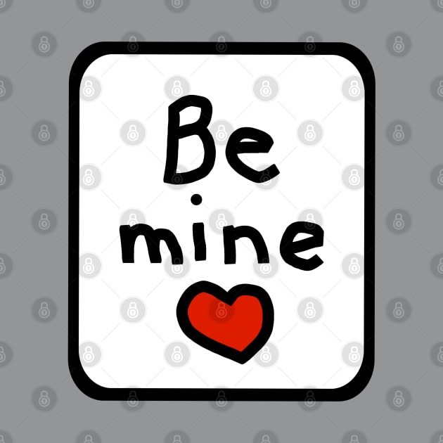 Framed Be Mine Valentines Day Graphic by ellenhenryart
