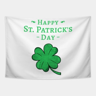 Happy St Patrick's Day Clover Shamrock Design Green Pot of Gold Leprechaun Gift St Patties Day Celebration Shirt Best Shirt for Saint Patricks Day Beer Lover Tapestry