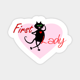 First CatLady Magnet