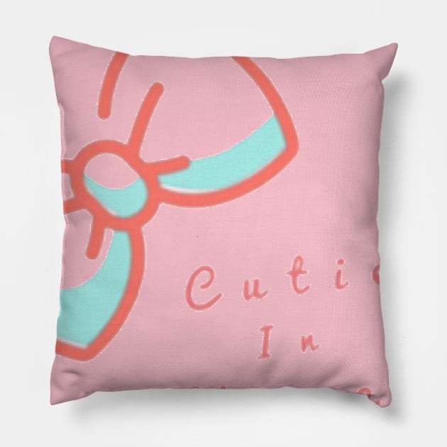 Baby girl design Pillow by Hibz