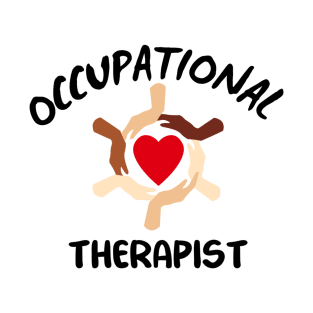 Occupational Therapist T-Shirt with Heart and Hands Design, Unisex Gift for Healthcare Professionals T-Shirt