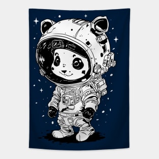 Astronaut Panda Tapestry