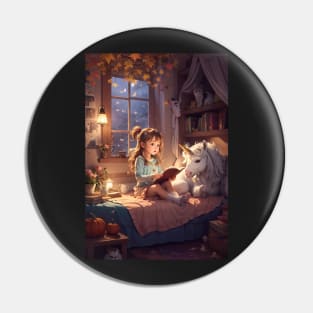 Cozy Reads in a Magical World Pin