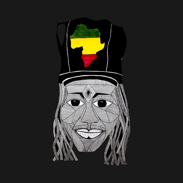 Mr Reggae Ambassador - Hand drawn by JadeHylton