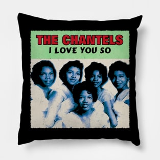 Soulful Resonance Chantel Band Tees, Embrace the Classic Doo-Wop Vibe in Every Stitch Pillow