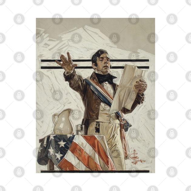 Independence Day, Joseph Christian Leyendecker 1908 by immortalpeaches