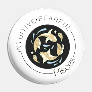 Pisces Zodiac Sign Pin