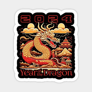 Year of The Dragon 2024 Magnet