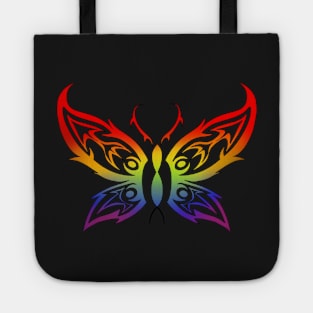 Rainbow Butterfly Tote