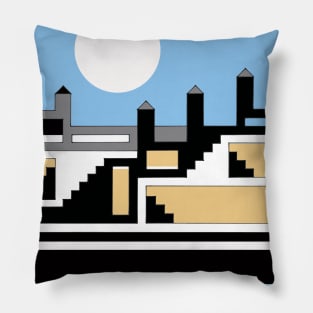 Simple Castle with White Sun Pillow