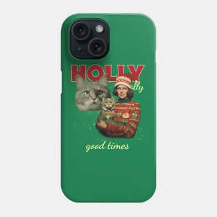 Funny Christmas Party Shirt Cat Phone Case