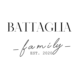 Battaglia Family EST. 2020, Surname, Battaglia T-Shirt