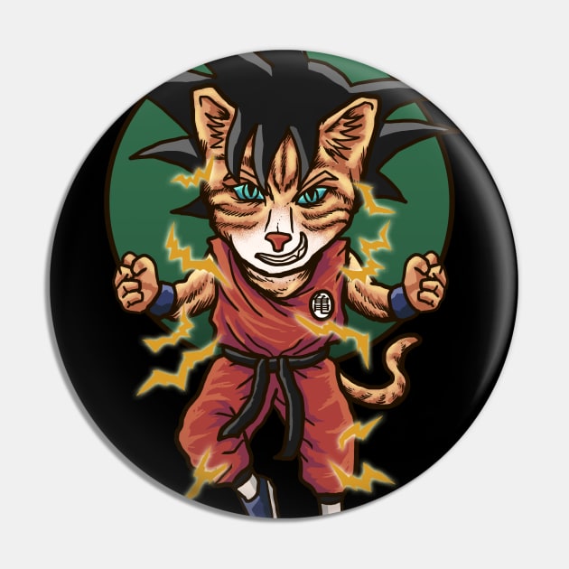 Son Goku Cat Saiyan Pin by haqrifkii