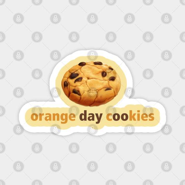 orange day cookies Magnet by Snoozy