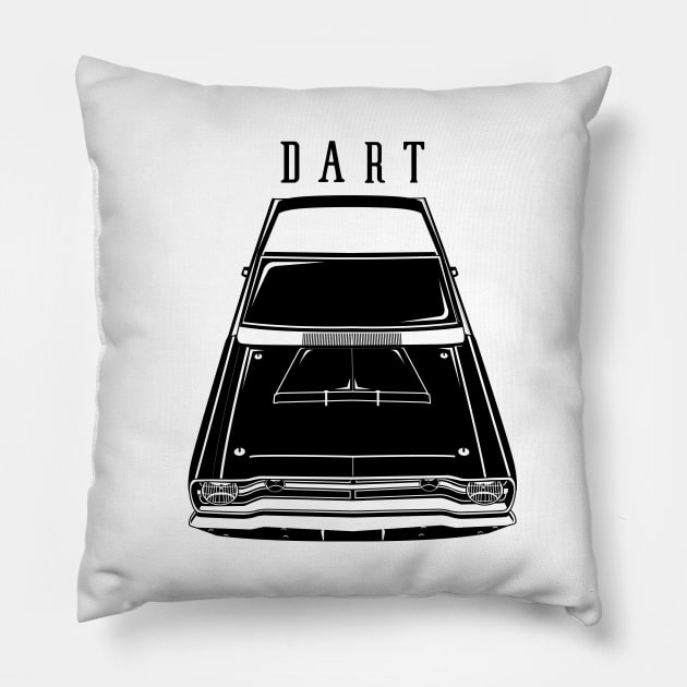 Dodge Dart Super Stock 1968 Pillow by V8social