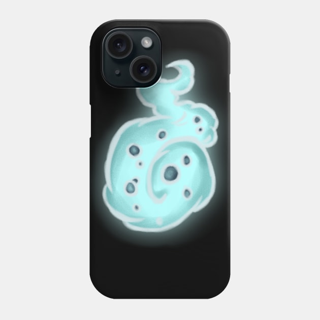 Ghost Flame Blue Phone Case by TheRobCalledZeus