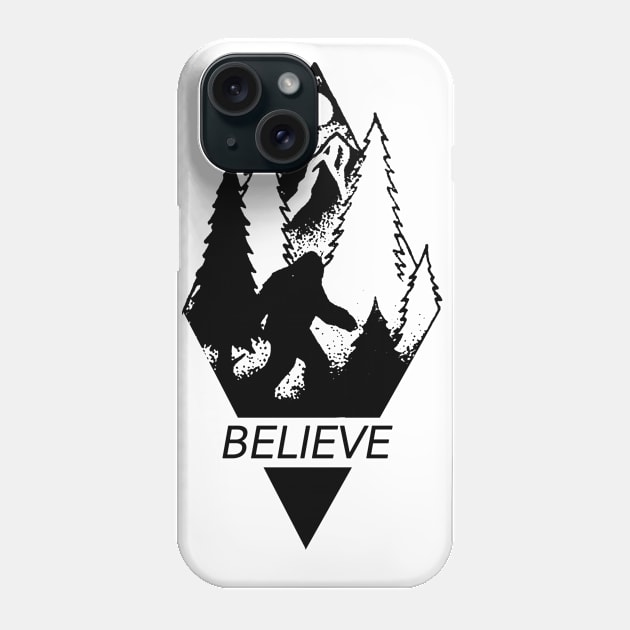 Bigfoot - believe Phone Case by JameMalbie