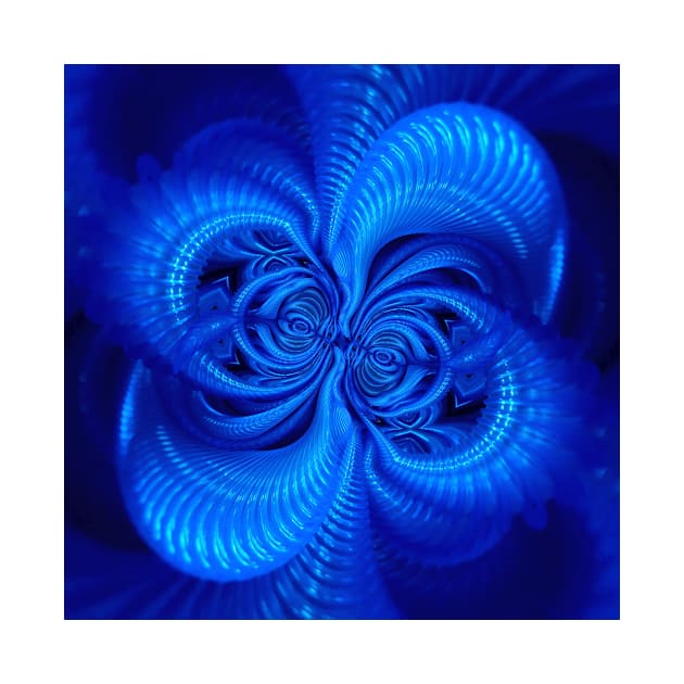 CYCLONE STYLE FLORAL FANTASY in NEON BLUE by mister-john