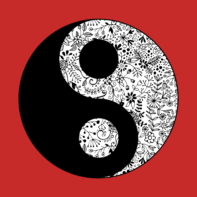 Floral YinYang by Olooriel