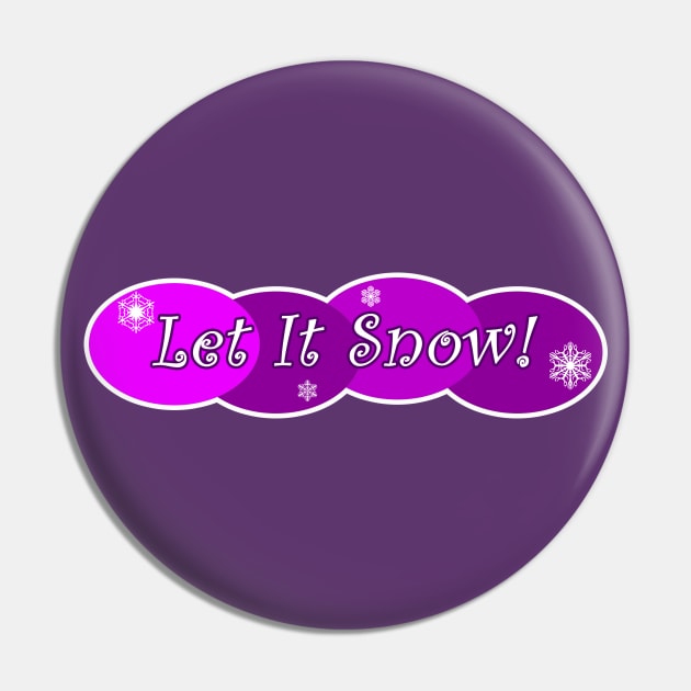 Purple Snow Pin by Vandalay Industries