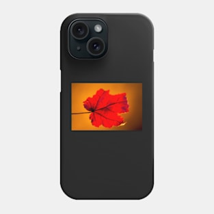 Red Autumn Maple Leaf Phone Case