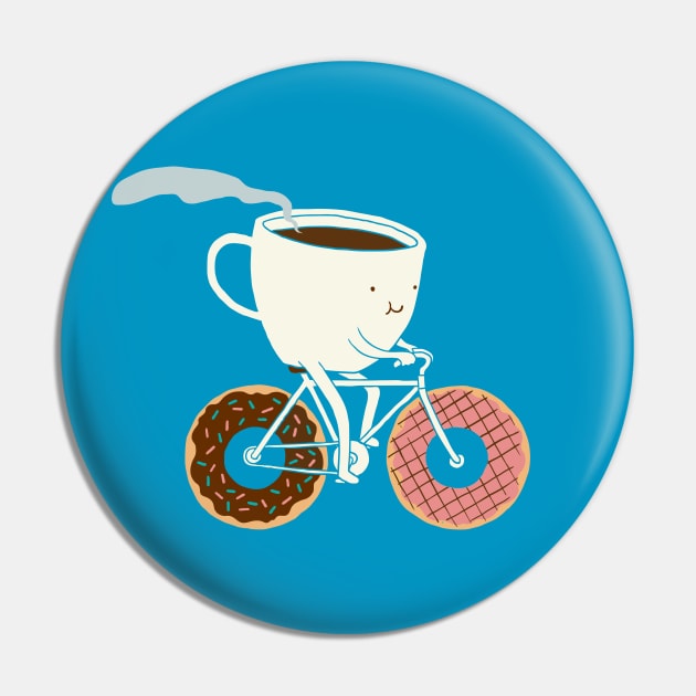 Coffee and donuts Pin by ilovedoodle