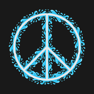 Splashy Peace Sign T-Shirt