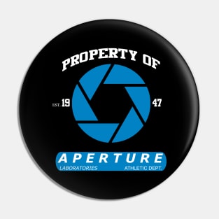 Aperture Athletic Dept. Pin