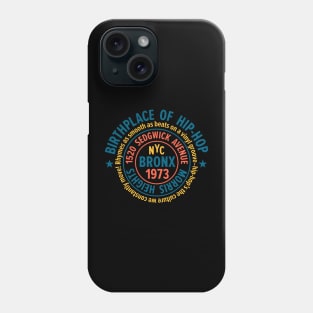 Bronx Hip-Hop - Celebrating 50 Years of Rhymes and Rhythms Phone Case