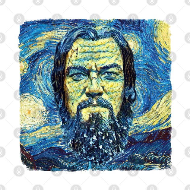 Huge Glass The Revenant Movie Van Gogh Style by todos