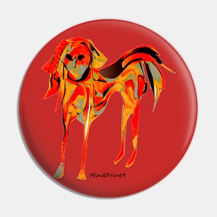 Painted Dog Pin